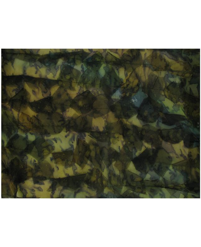 Patchwork Silk - Yellow and Black