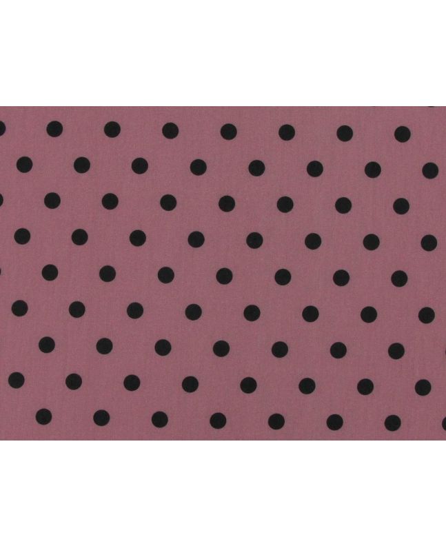 Pea Spot Viscose Jersey Rose