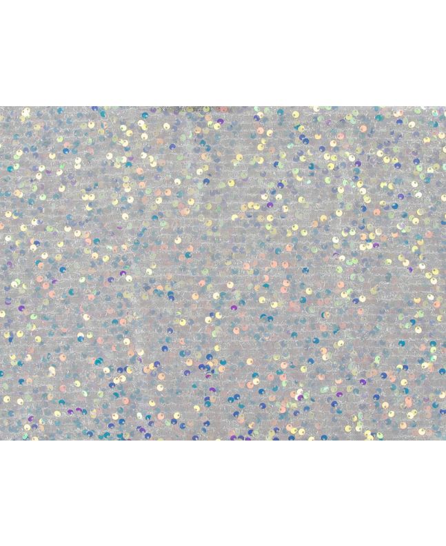 Pearlesque Sequin Spangle Knit, White
