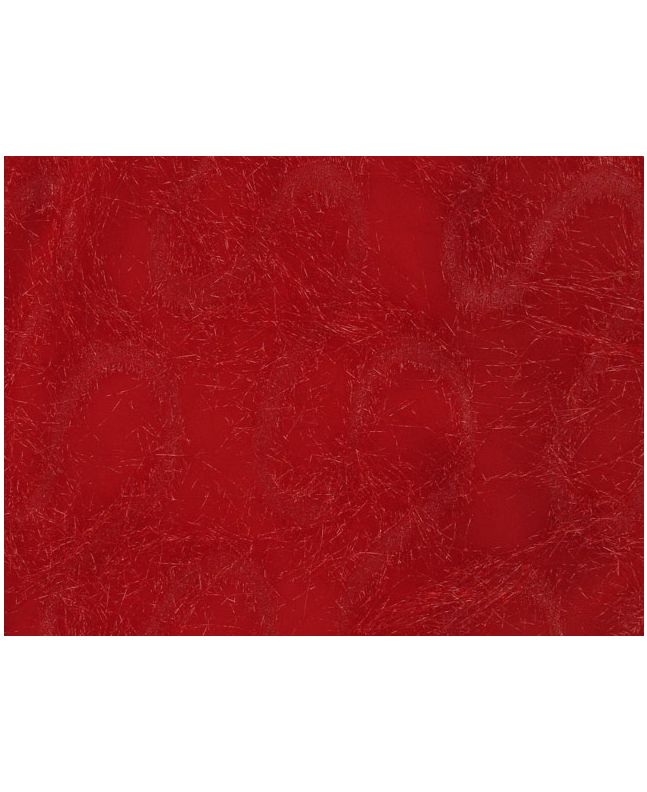 Pebble Long Hair Metallic Uragiri Jacquard - Red