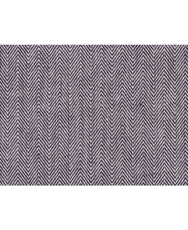 Penzance Chevron Woven Cotton, Mulberry