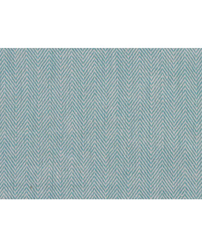 Penzance Chevron Woven Cotton, Turquoise