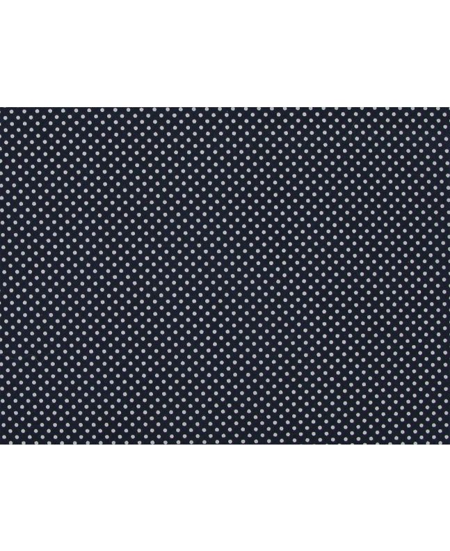 Pin Spot Polycotton Print, Black