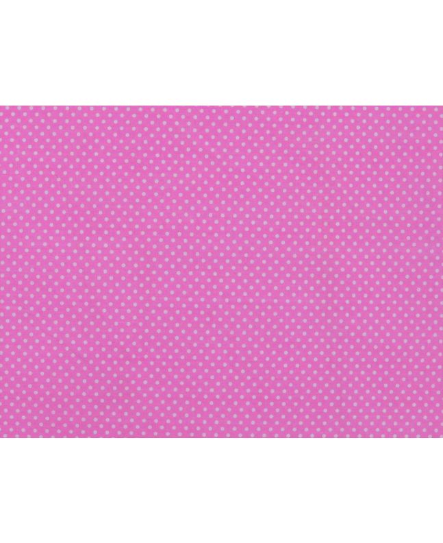 Pin Spot Polycotton Print, Pink