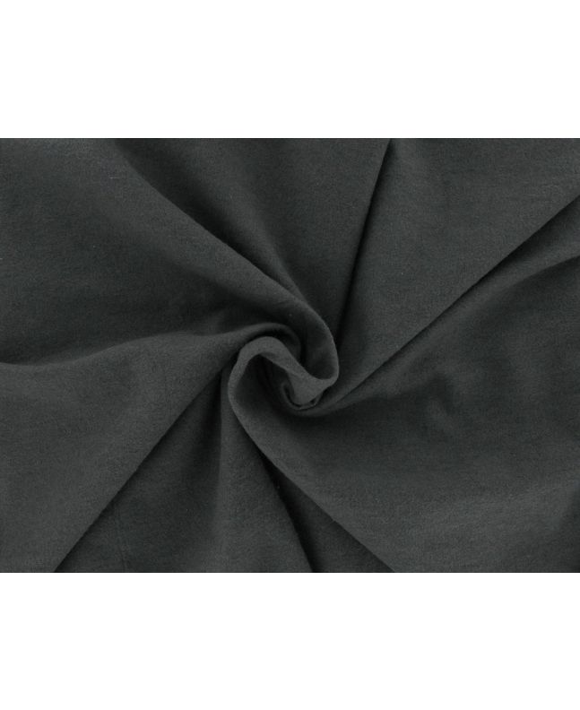 Plain Brushed Cotton Winceyette, Dark Grey