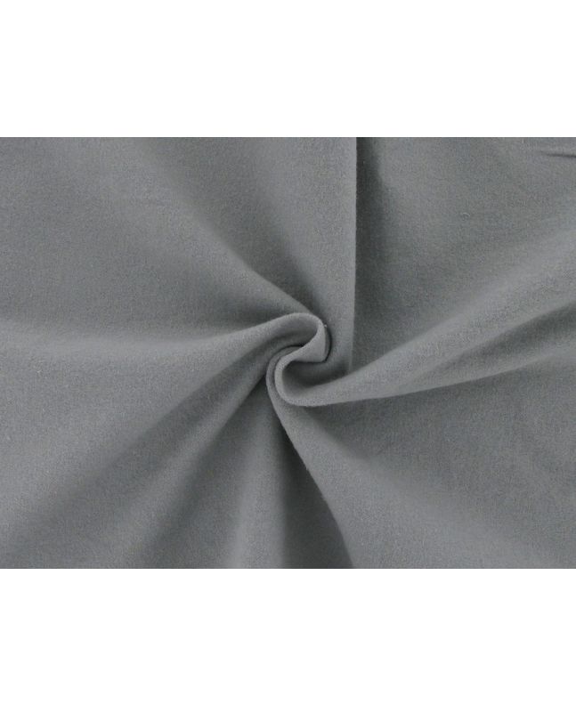 Plain Brushed Cotton Winceyette, Silver