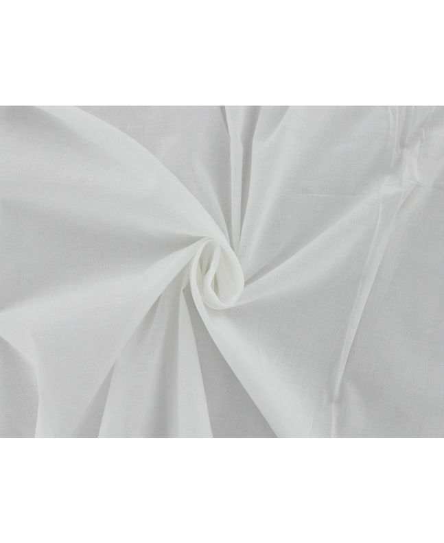 Plain Cotton Cambric, White