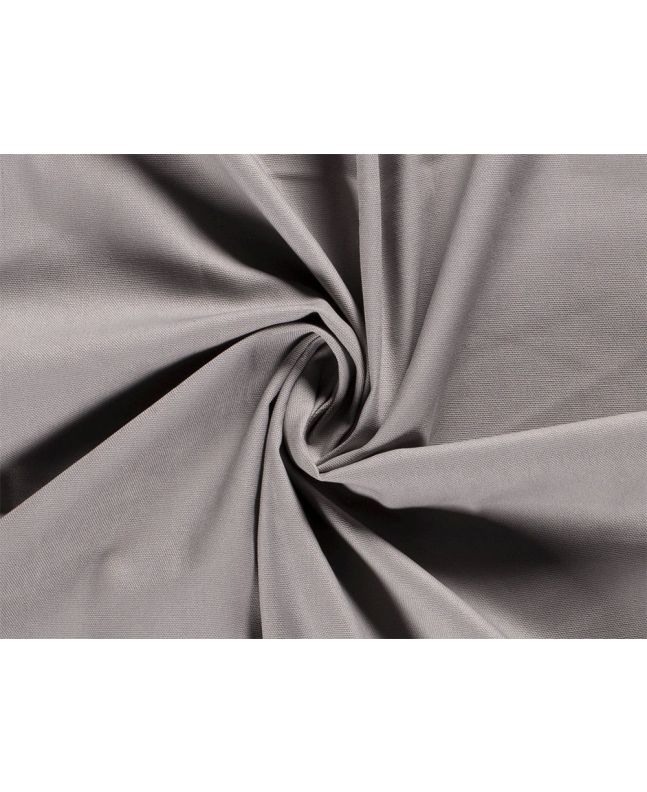 Plain Dye Cotton Canvas, Mid Grey