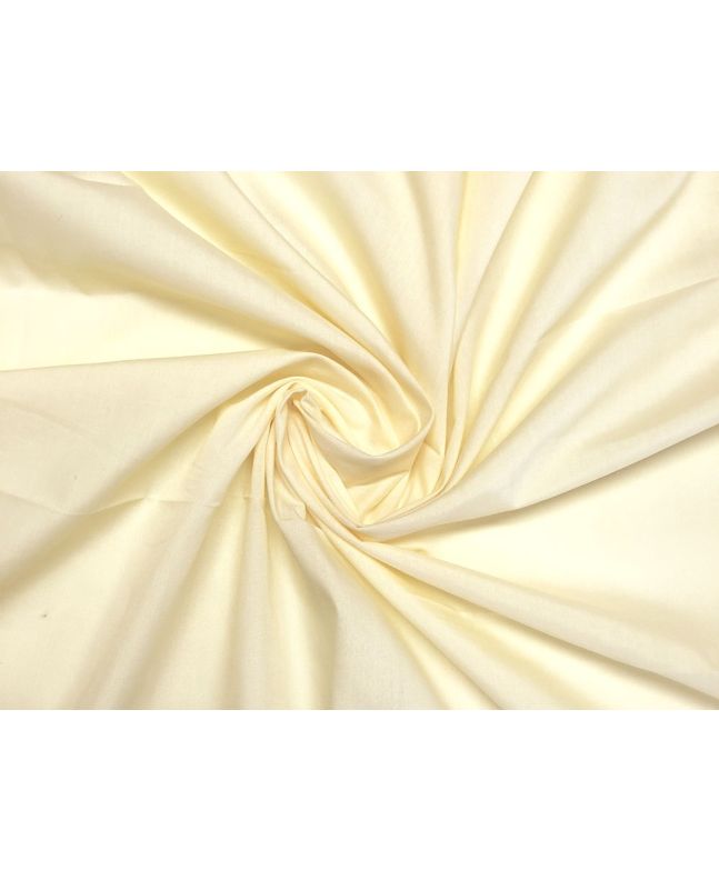 Plain Dye Polycotton, Buttermilk
