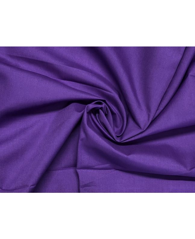 Plain Dye Polycotton, Cadbury Purple