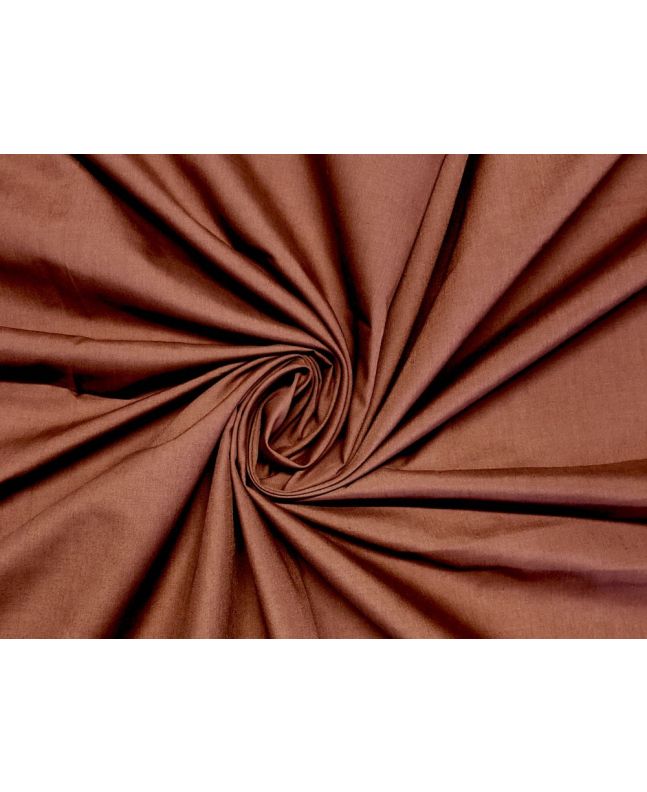 Plain Dye Polycotton, Chesnut