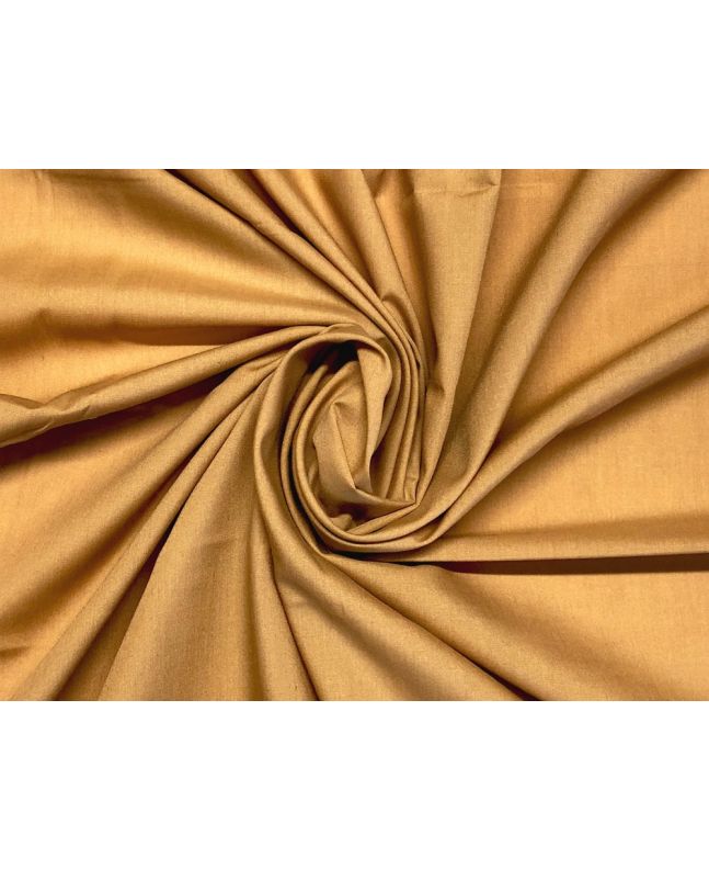 Plain Dye Polycotton, Gold