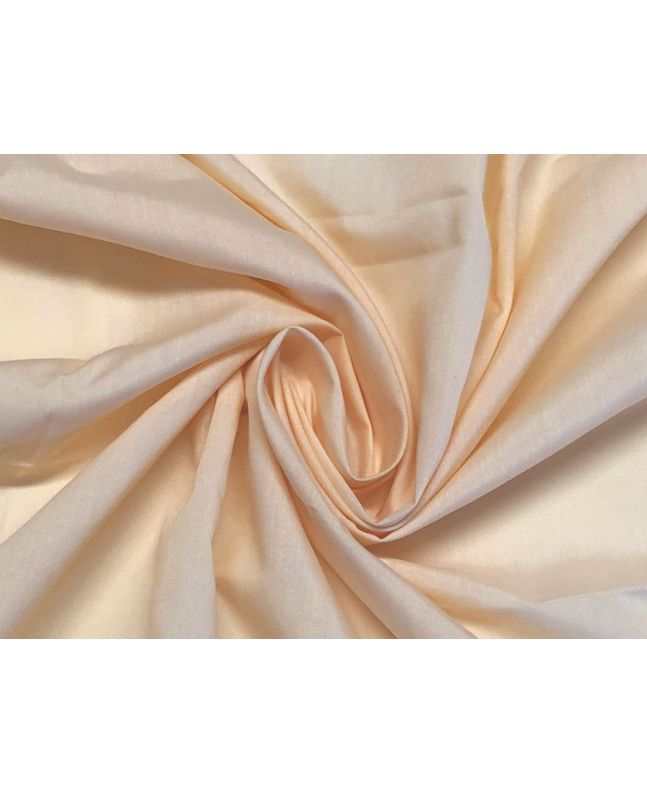 Plain Dye Polycotton, Pale Peach