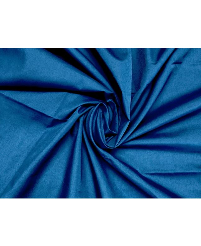 Plain Dye Polycotton, Petrol Blue