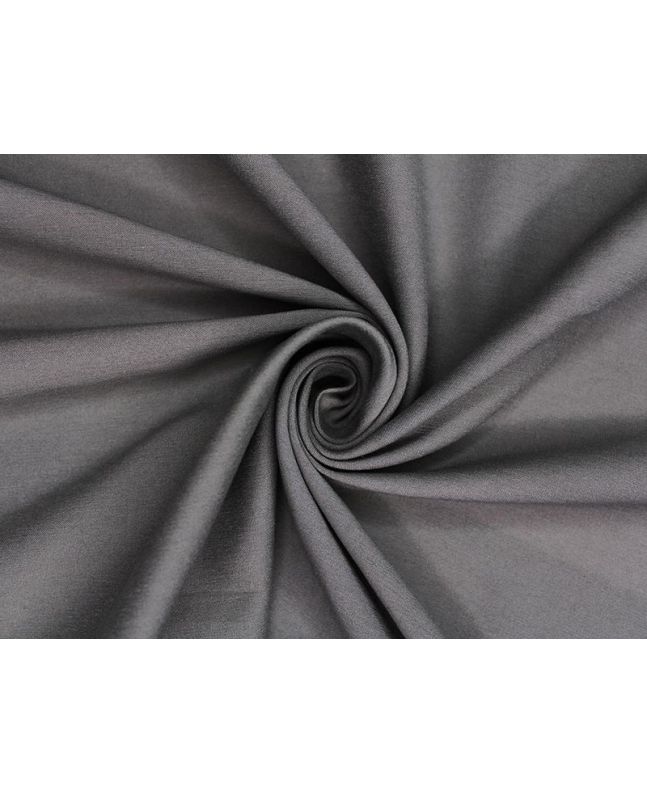 Plain Dye Polyviscose Blend Bengaline, Grey