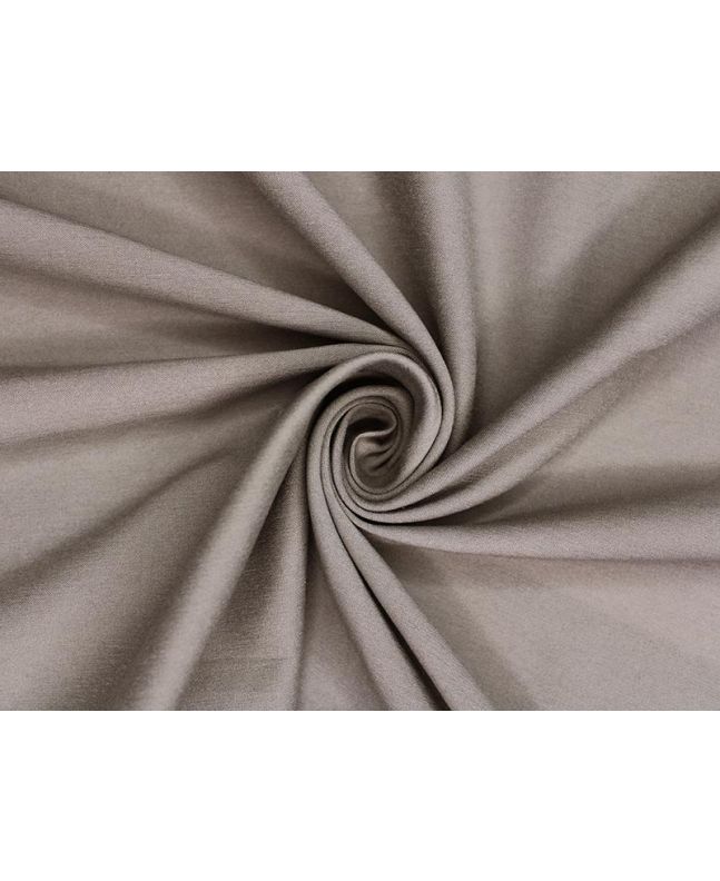 Plain Dye Polyviscose Blend Bengaline, Taupe