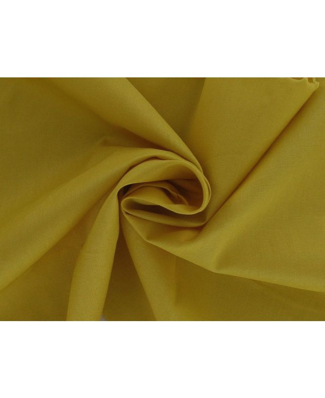 Plain Dye Soft Cretonne Cotton, Ochre