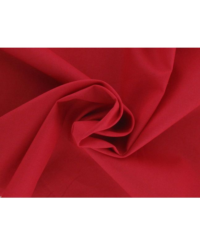 Plain Dye Soft Cretonne Cotton, Red