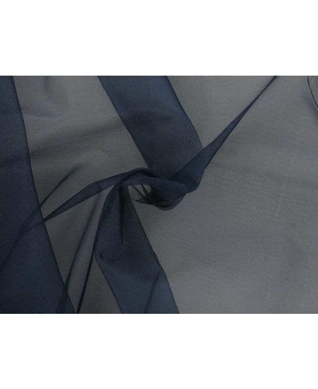 Plain Polyester Roll End, Navy, 2m