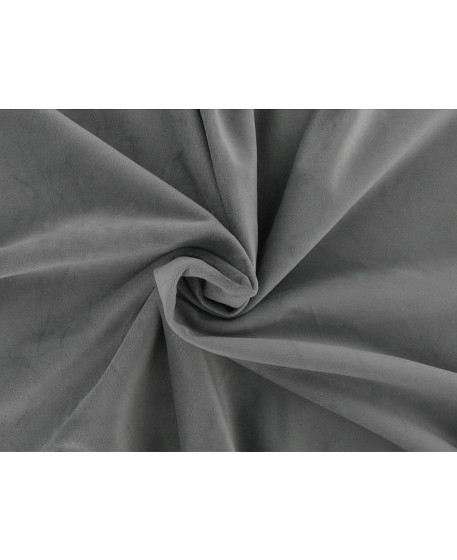 Plain Soft Polyester Roll End, Grey, 1.5m