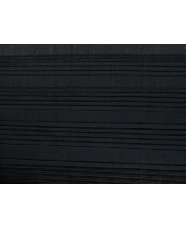 Pleated Stretch Sheen, Navy