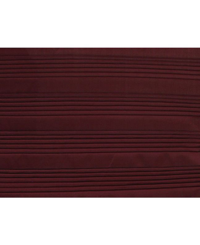 Pleated Stretch Sheen, Ruby