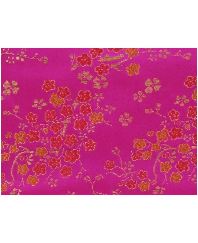 Polyester Jacquard, Shanghai Cherry Blossom - Fuchsia
