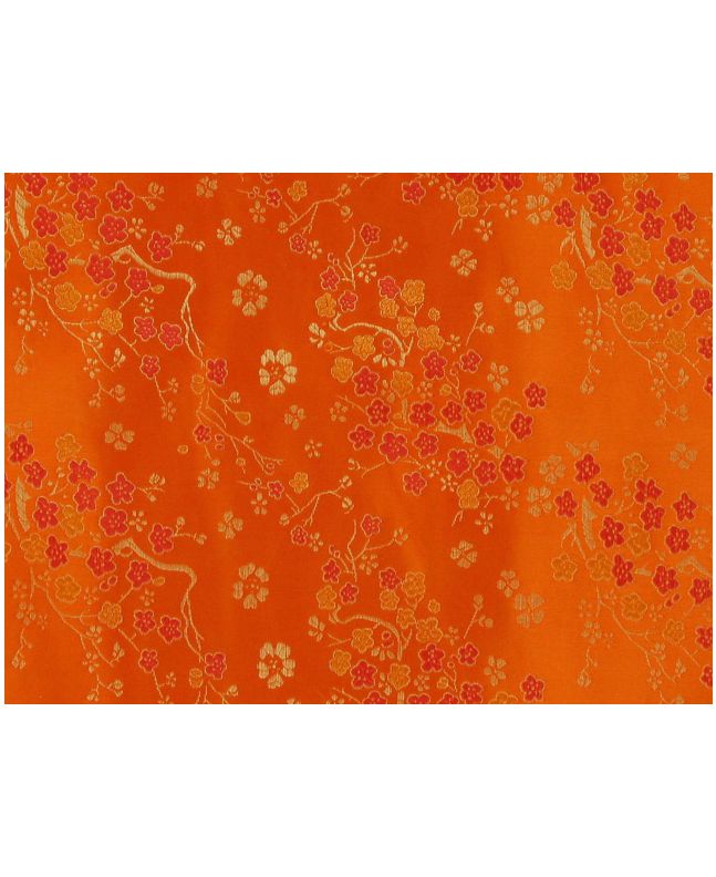 Polyester Jacquard, Shanghai Cherry Blossom - Orange