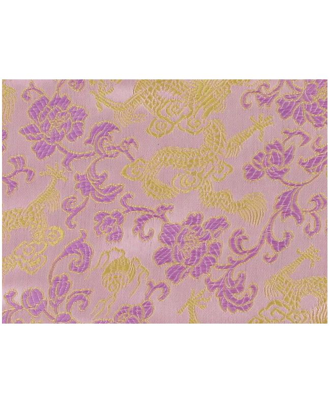 Polyester Jacquard, Shanghai Dragons - Pink