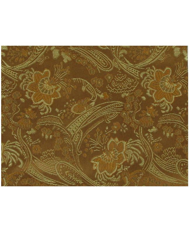 Polyester Jacquard, Shanghai Flower Flight - Brown