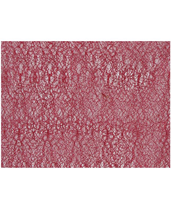 Polyester Metallic Mesh - Red
