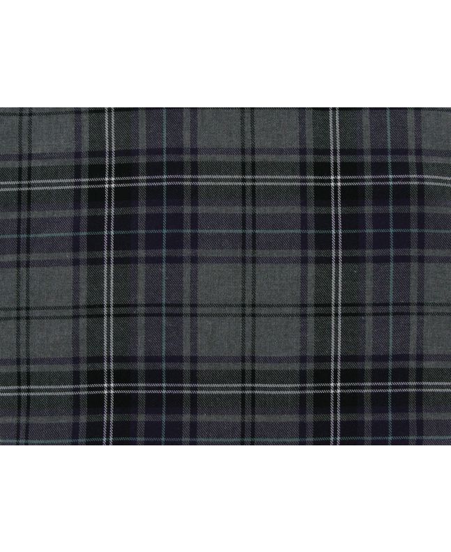 Polyviscose Blend Tartan, Fergus, Purple