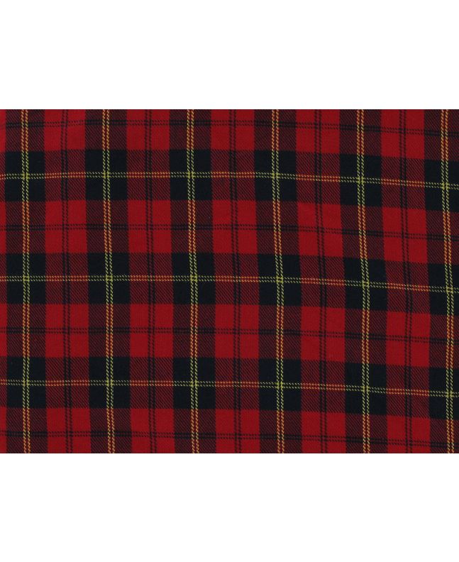 Polyviscose Blend Tartan, Golden Stewart