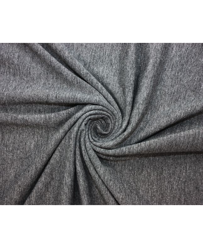 Premium Cotton Rich Jersey, Dark Grey Marl