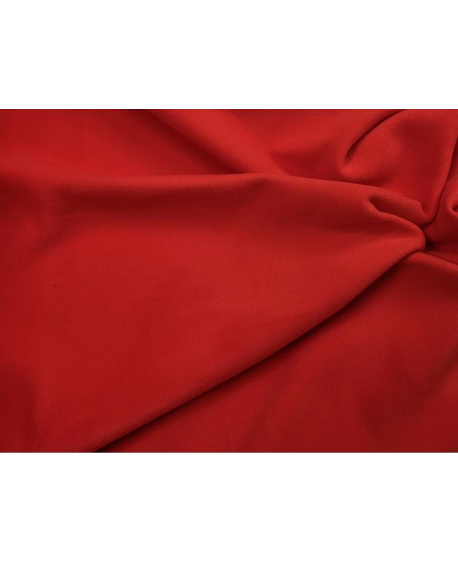 Premium Wool Velour, Blood Orange