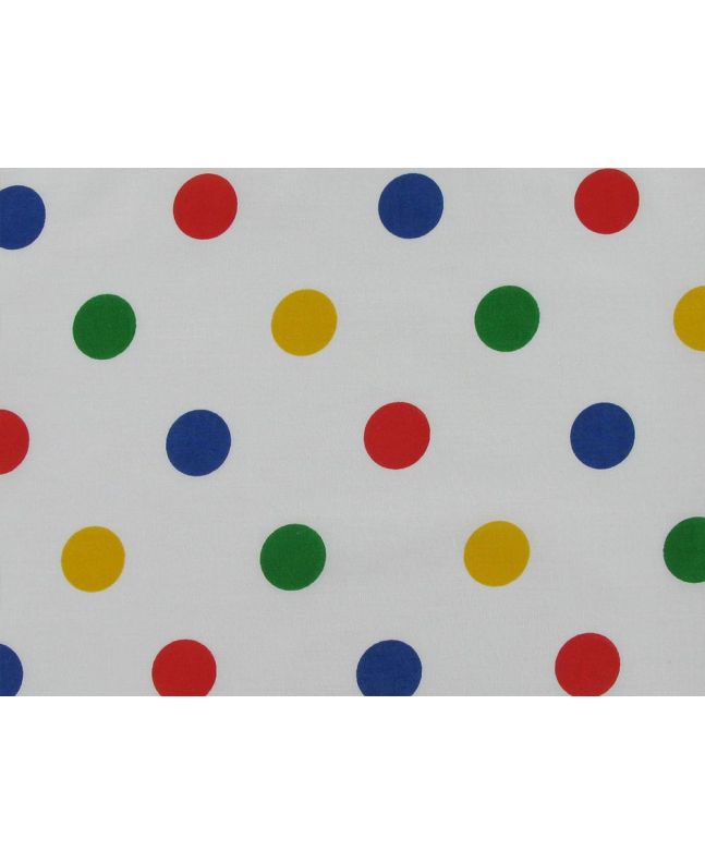 Primaries Polycotton Print, Large Spot