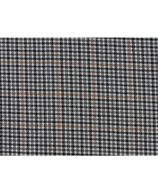 Prince Of Wales Peach Stripe Polyester Suiting