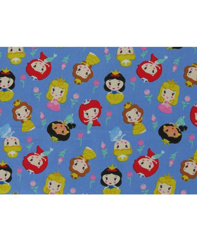 Princesses Play Cotton Print