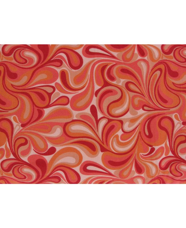 Psychadelic Splash Printed Cotton Needlecord