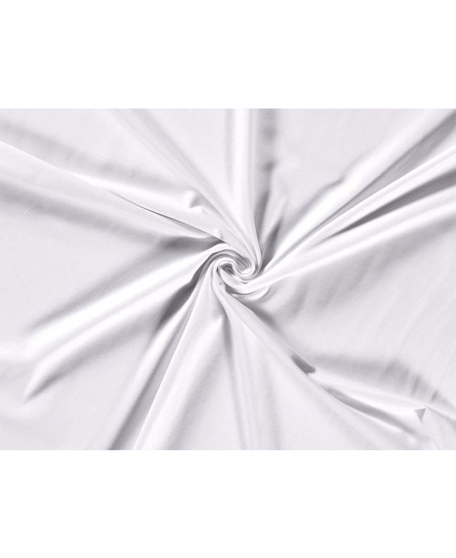 Pure Cotton Jersey, Midweight, White