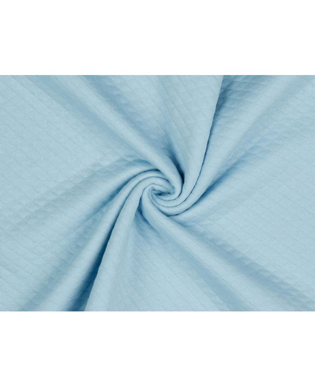 Quilted Sweatshirting, Baby Blue