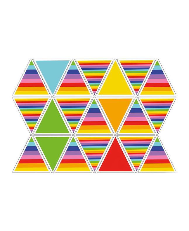 Rainbow Party Cotton Bunting Panel
