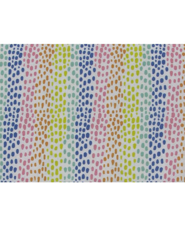 Rainbow Spot Digital Cotton Print