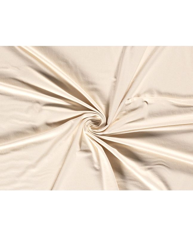 Recycled Cotton Blend Jersey, Ivory