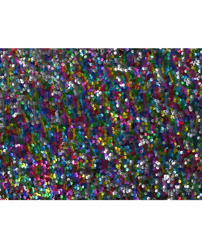 Reversible Rainbow Sequin on Stretch Tulle