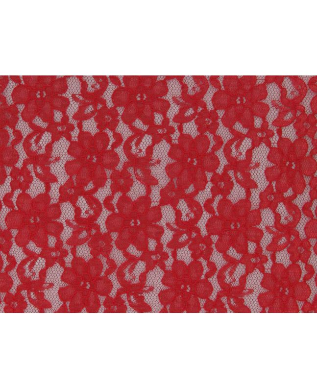Rose Garden Corded Lace, Red