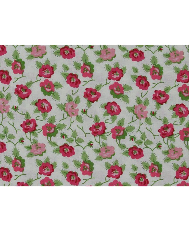 Rose Splash Cotton Print