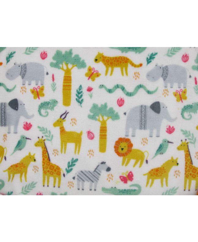 Safari Adventure Ultra Soft Cuddle Fleece