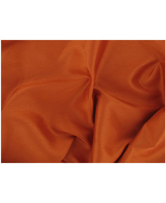 Satin Back Shantung - Burnt Orange