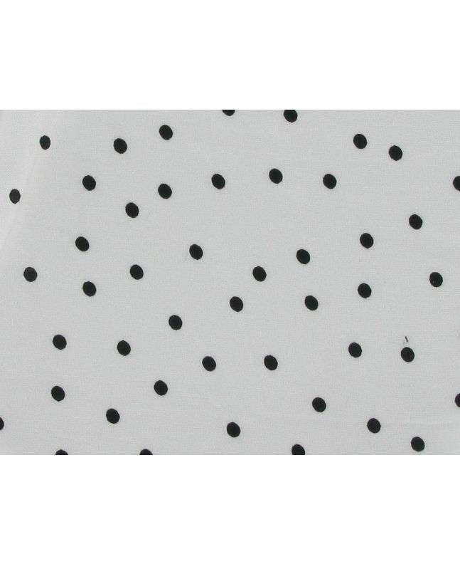 Scatter Small Spot Viscose Print, Ivory